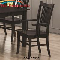 Marbrisa Slat Back Mission Arm Chair by Coaster Furniture 