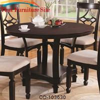 Maude Round Dining Table by Coaster Furniture 