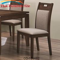 Warren Upholstered Side Dining Chair by Coaster Furniture 