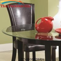 Dining 1036 Upholstered Side Chair with Vinyl Cushion Seating by Coaster Furniture 