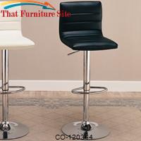 Dining Chairs and Bar Stools 29&quot; Upholstered Bar Chair with Adjustable Height by Coaster Furniture 