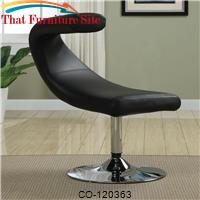 Accent Seating Upholstered Swivel Chair by Coaster Furniture 