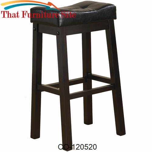 Sofie 29&quot; Bar Stool with Plush Upholstered Seat by Coaster Furniture  