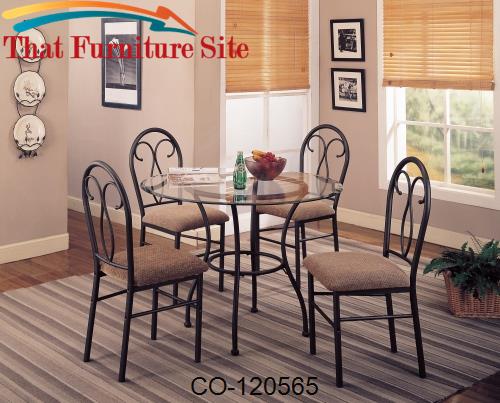 Odelia 5 Piece Dining Set by Coaster Furniture  | Austin