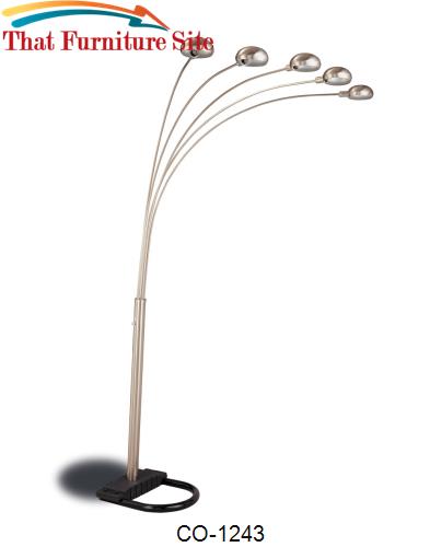Floor Lamps Chrome Finish Sofa Floor Lamp by Coaster Furniture  | Aust