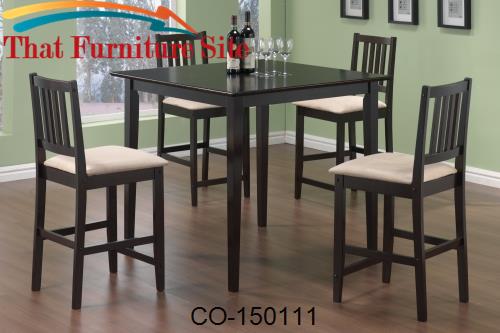Archer 5 Piece Counter Height Dining Set by Coaster Furniture  | Austi