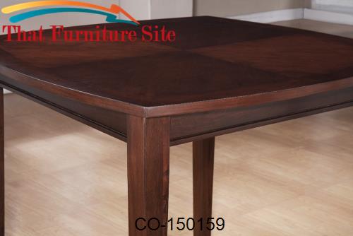 Dining 150150 5 Piece Espresso Pub Table Set by Coaster Furniture  | A