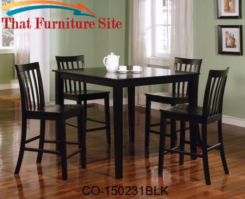Ashland 5 Piece Counter Height Dining Set by Coaster Furniture  | Aust