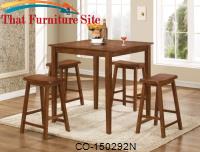Yates 5 Piece Counter Height Dining Set by Coaster Furniture 