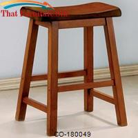 Dining Chairs and Bar Stools 24&quot; Wooden Bar Stool by Coaster Furniture 