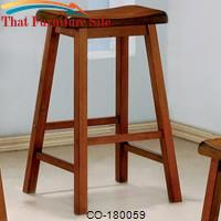 Dining Chairs and Bar Stools 29&quot; Wooden Bar Stool by Coaster Furniture 