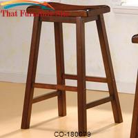 Dining Chairs and Bar Stools 29&quot; Wooden Bar Stool by Coaster Furniture 