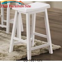 Dining Chairs and Bar Stools 24&quot; Wooden Bar Stool by Coaster Furniture 