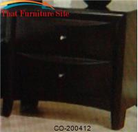 Phoenix 2 Drawer Nightstand by Coaster Furniture 