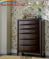 Phoenix Contemporary 6 Drawer Chest by Coaster Furniture 