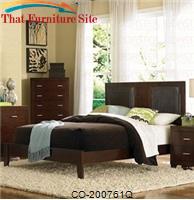 Tiffany Queen Upholstered Platform Bed by Coaster Furniture 