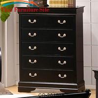 Louis Philippe 5 Drawer Chest by Coaster Furniture 