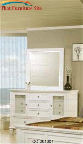 Sandy Beach Vertical Dresser Mirror by Coaster Furniture  | Austin