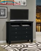 Sandy Beach Transitional Media Chest by Coaster Furniture 