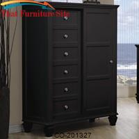 Sandy Beach 8 Drawer Chest with Sliding Door by Coaster Furniture 