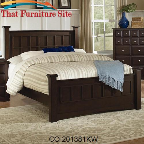 Harbor California King Panel Post Bed by Coaster Furniture  | Austin
