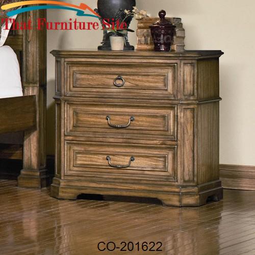 Edgewood Night Stand with 3 Drawers by Coaster Furniture  | Austin