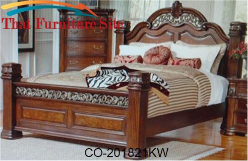 California King Size Poster Bed by Coaster Furniture  | Austin