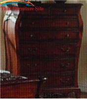 Priscilla Traditional Style Chest with Bombe Shape by Coaster Furniture 