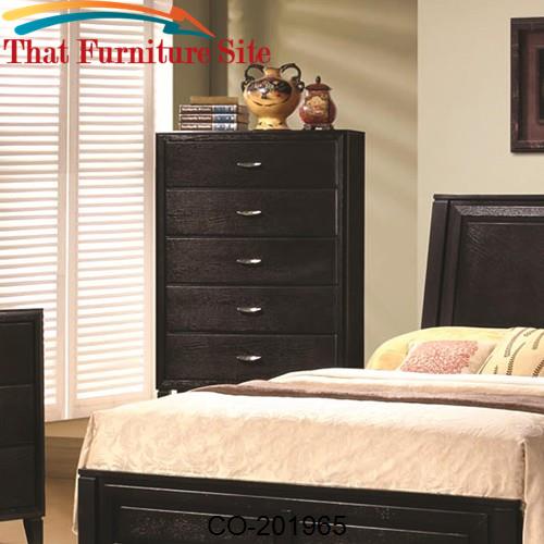 Nacey 5 Drawer Vertical Bedroom Chest by Coaster Furniture  | Austin