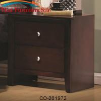 Serenity 2 Drawer Nightstand by Coaster Furniture 