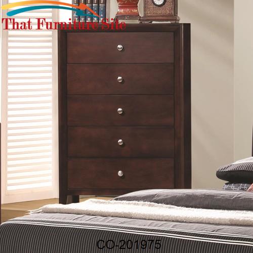 Serenity 5 Drawer Chest by Coaster Furniture  | Austin