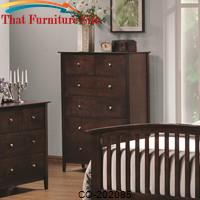 Tia Vertical Chest with 5 Drawers by Coaster Furniture 