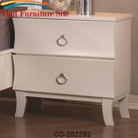 Holland Casual Two Drawer Night Stand by Coaster Furniture 