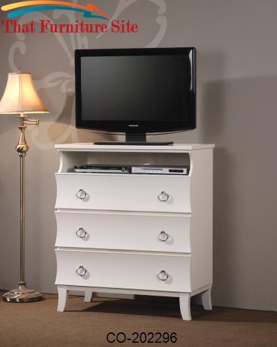 Holland Casual Three Drawer Media Chest by Coaster Furniture  | Austin