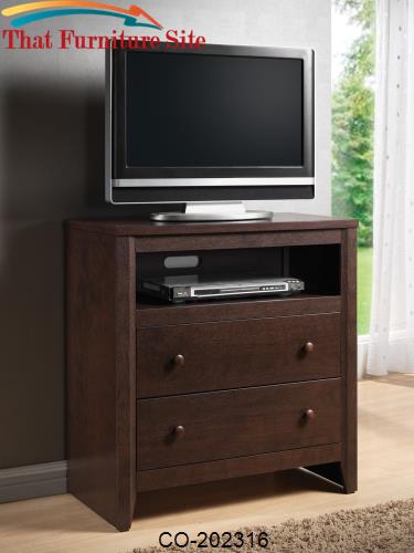 Remington Media Chest w/ 2 Drawers by Coaster Furniture  | Austin