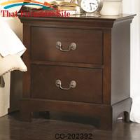 Tatiana Transitional Two Drawer Night Stand by Coaster Furniture 