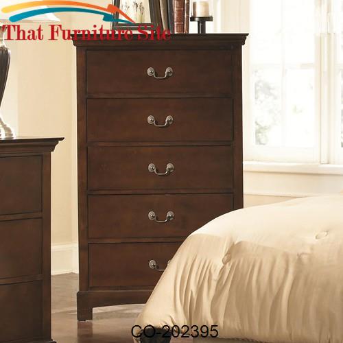 Tatiana Transitional Chest of Five Drawers by Coaster Furniture  | Aus