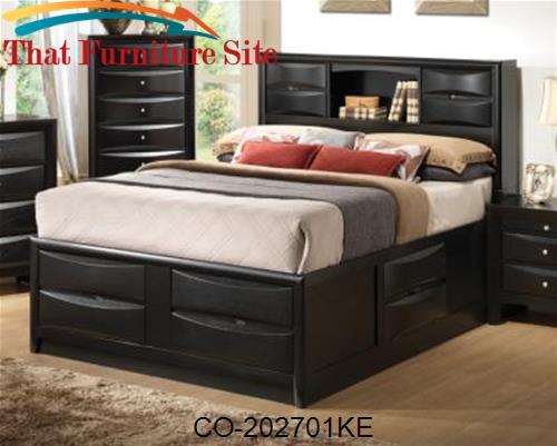 Briana Eastern King Storage Bed by Coaster Furniture  | Austin