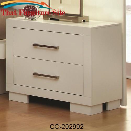 Jessica Nightstand w/ 2 Drawers by Coaster Furniture  | Austin
