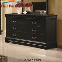 Louis Philippe 6 Drawer Dresser by Coaster Furniture 