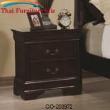 Louis Philippe 2 Drawer Night Stand by Coaster Furniture 