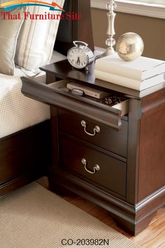 Louis Philippe Louis Philippe Style 2 Drawer Nightstand With Hidden Je