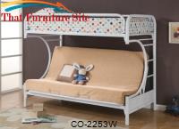 Fordham C Style Twin Over Full Futon Bunk Bed by Coaster Furniture 