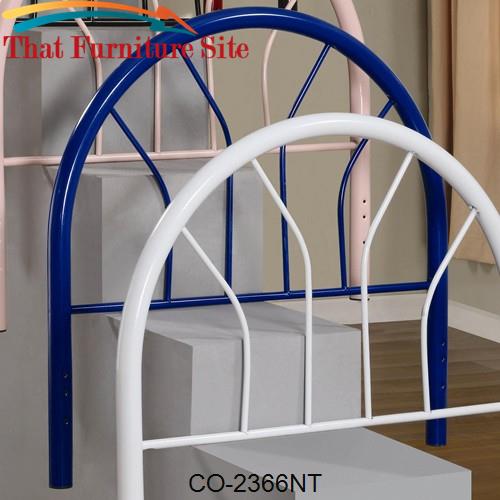 Youth Headboards Twin Blue Metal Headboard by Coaster Furniture  | Aus