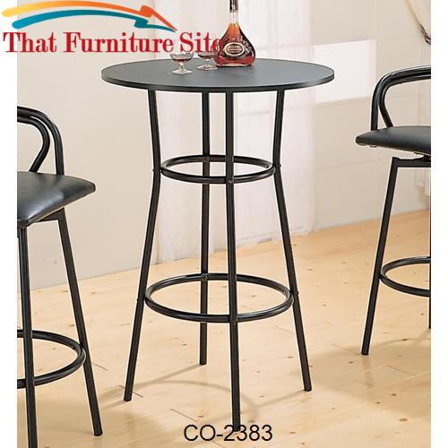 Dixie Round Bar Table by Coaster Furniture  | Austin
