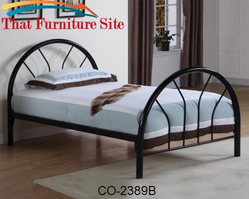 TWIN BED, BLACK by Coaster Furniture  | Austin