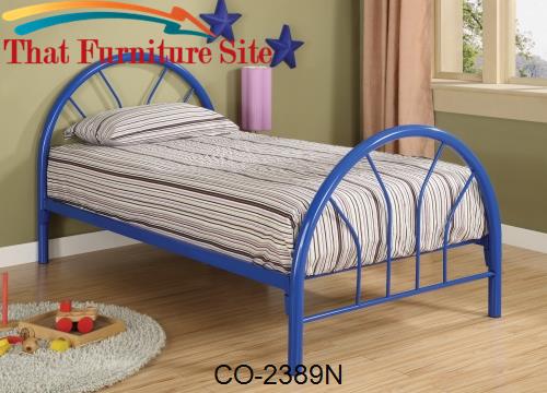 Fordham Twin Metal Bed by Coaster Furniture  | Austin