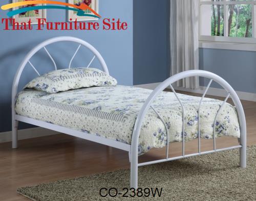 Fordham Twin Metal Bed by Coaster Furniture  | Austin