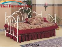 Vine Twin Metal High Back Daybed with Filligree Knobs by Coaster Furniture 