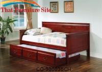 Fountain Louis Philippe Twin Daybed with Trundle by Coaster Furniture 